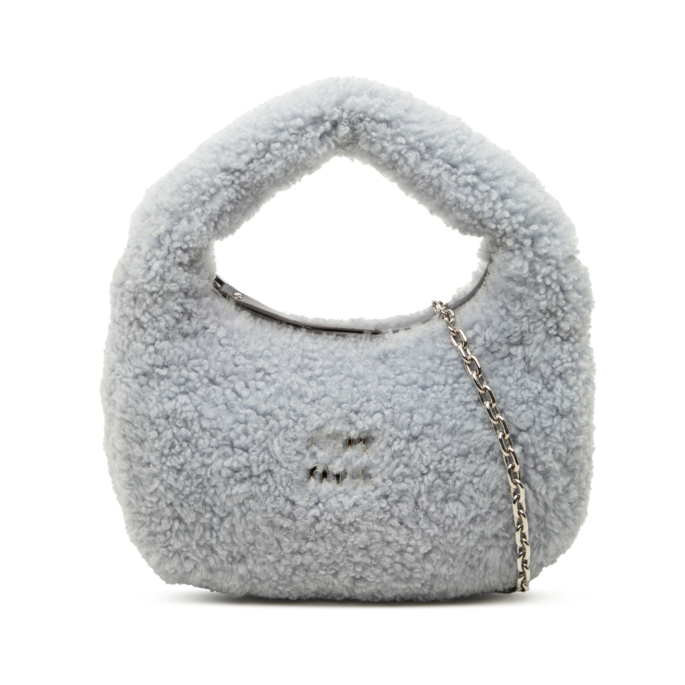 Pre-Loved Miu Miu Mini Shearling Wander Satchel